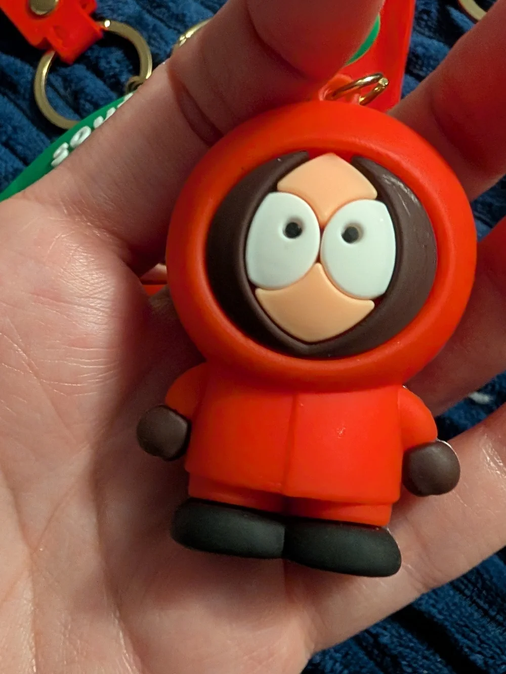 4 South Park Kyle & Kenny Silicone Keychain Set